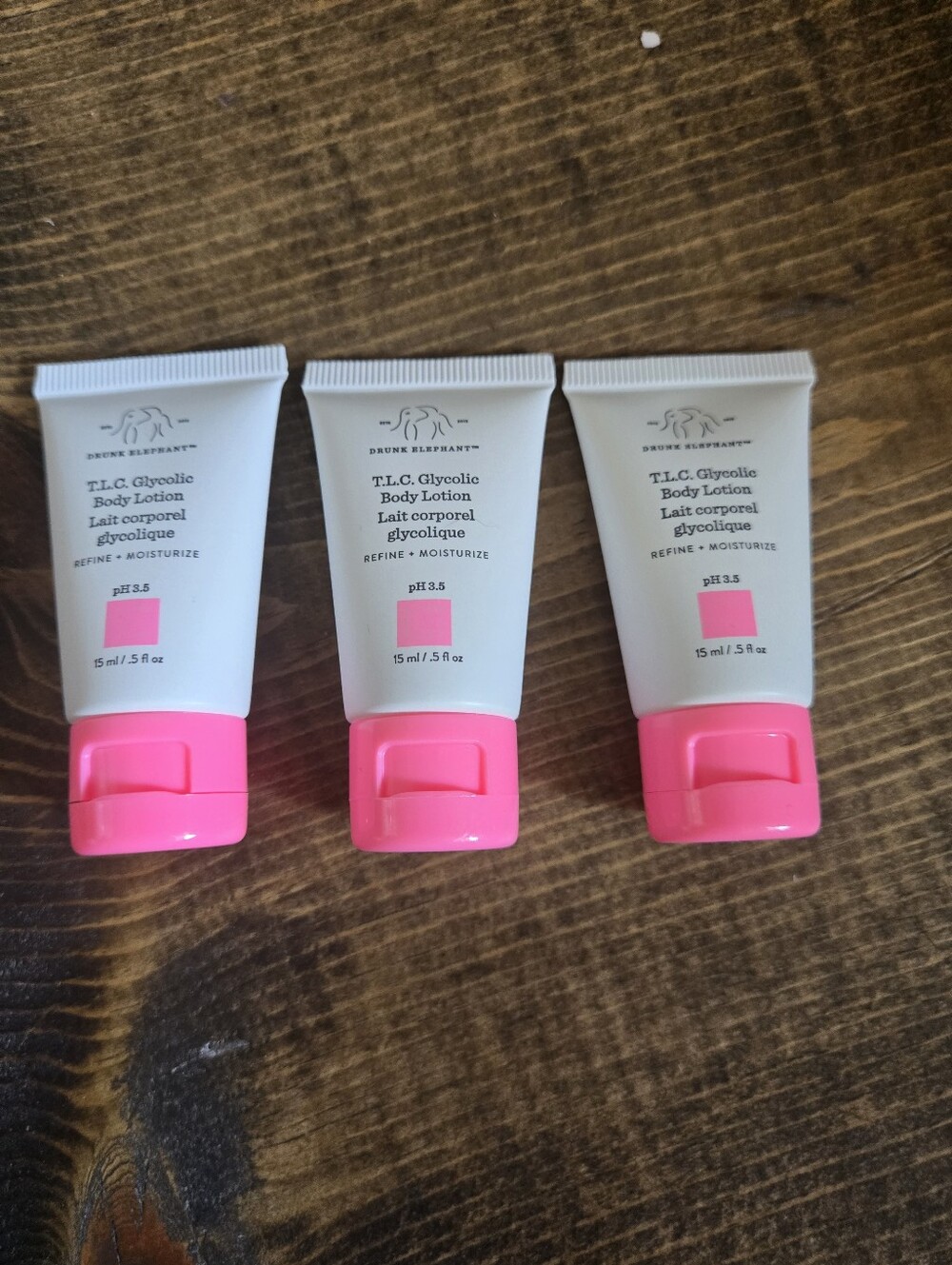 Set Of 3 Drunk Elephant TLC Glycolic Body Lotion